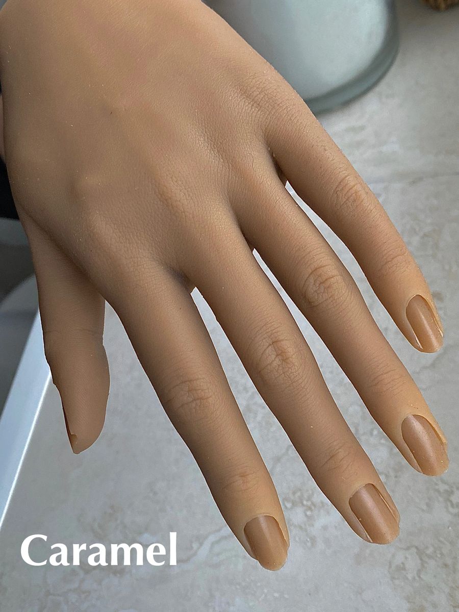  Silicone Practice Hand For Acrylic Nails