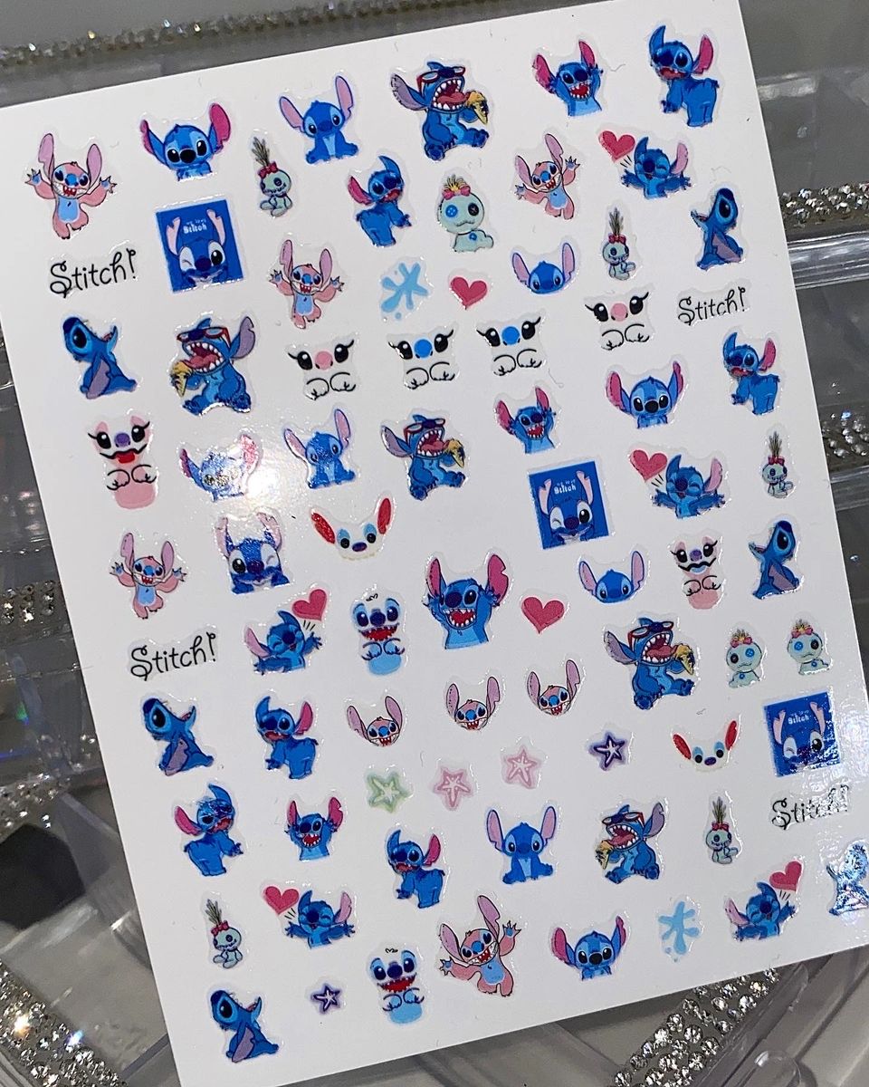 Stitch Stickers – KK NAILS & BEAUTY