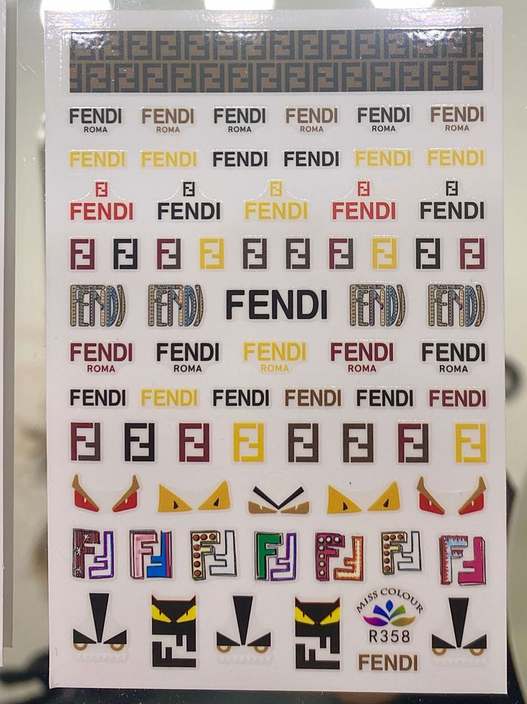 Ffe Sticker FF Logo Sticker Sheet – KK NAILS & BEAUTY