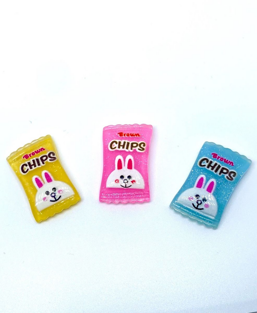 Kawaii Chips Nail Art Charm