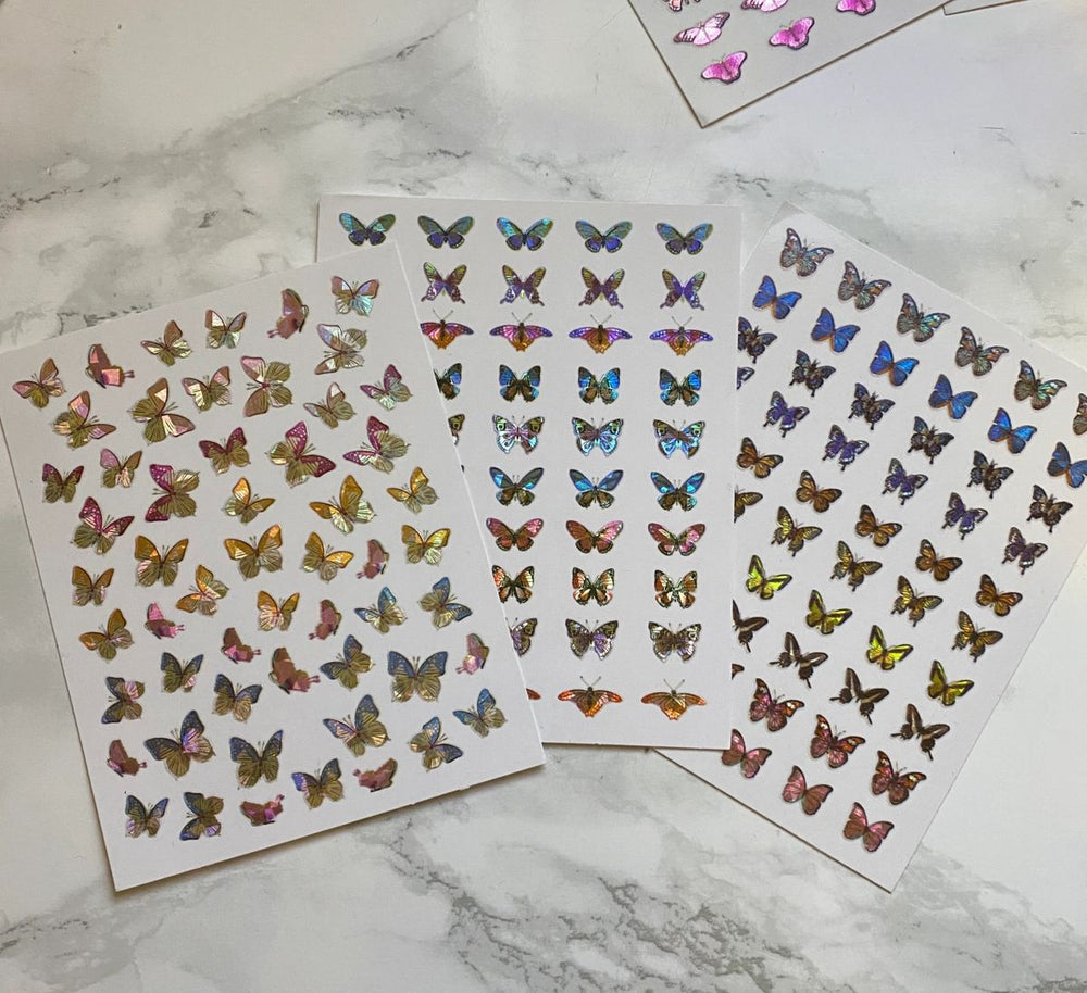 Holographic Butterfly Combo 3 - PACK OF 3