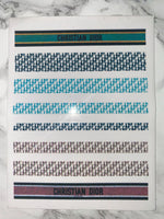 Foreign Sticker Sheet - BLUE