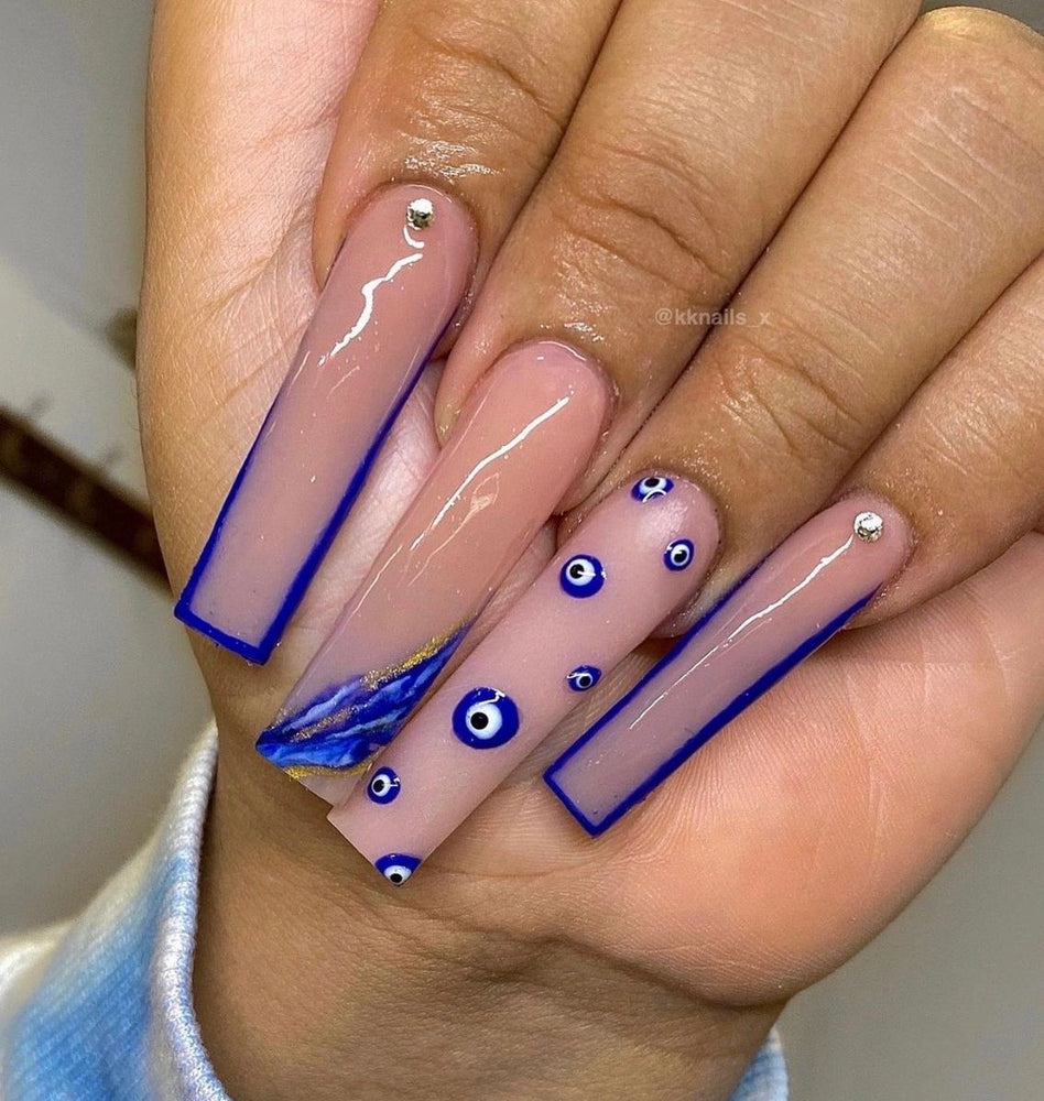 'BADDIE' Clear Nail Tips (C-Curve) - XXL LENGTH!