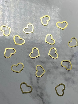 ILY HEART Metal Decal/Stickers - Gold