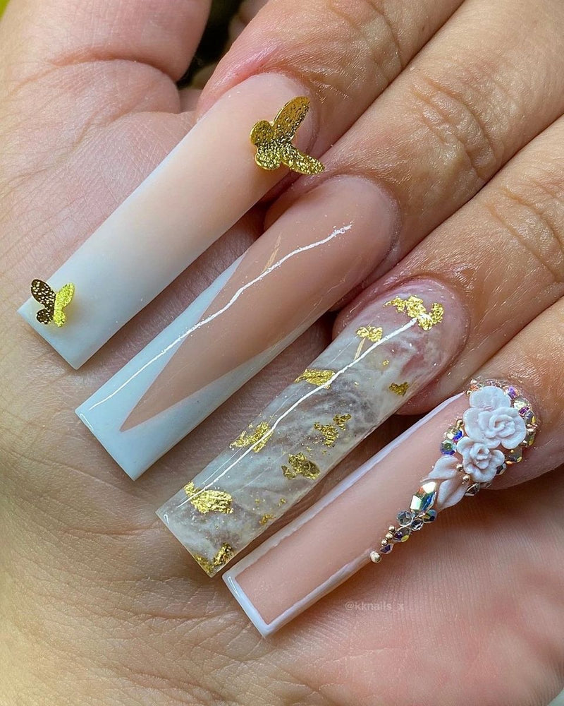 'BADDIE' Clear Nail Tips (C-Curve) - XXL LENGTH!