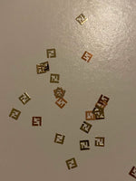 F Prints On Metal Decals