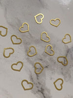 ILY HEART Metal Decal/Stickers - Gold