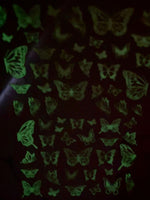 Majestic Butterflies - Glow in The Dark Sticker Sheet