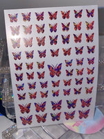 RARE Louis Butterfly Stickers - Inspired