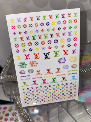 Lil Sis Rainbow Logo Stickers Sheet - Inspired